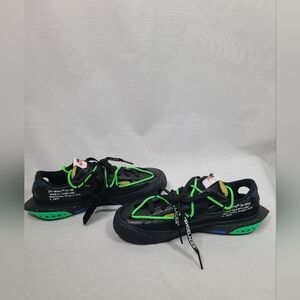 Nike Blazer Low x Off-White ‘77 Black Electro Green Mens Size 6.5 unisex  NWOB